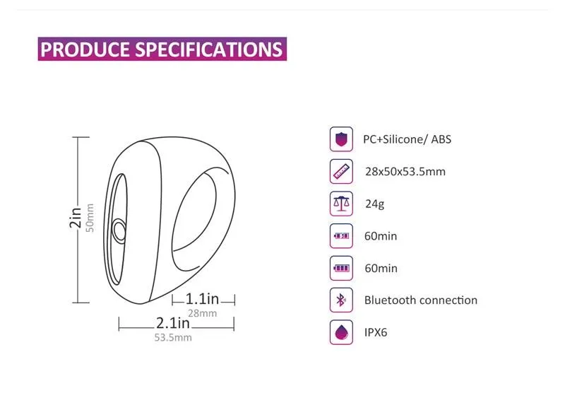 APP Controlled Cock Ring