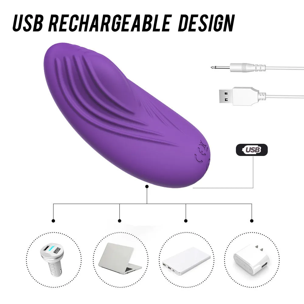 Bebuzzed Julia Wearable Panty Vibrator Remote Controlled USB Rechargeable Purple