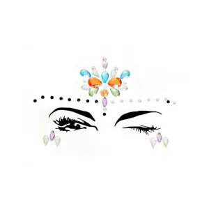 Calypso Adhesive Face Jewels Sticker (6pk)