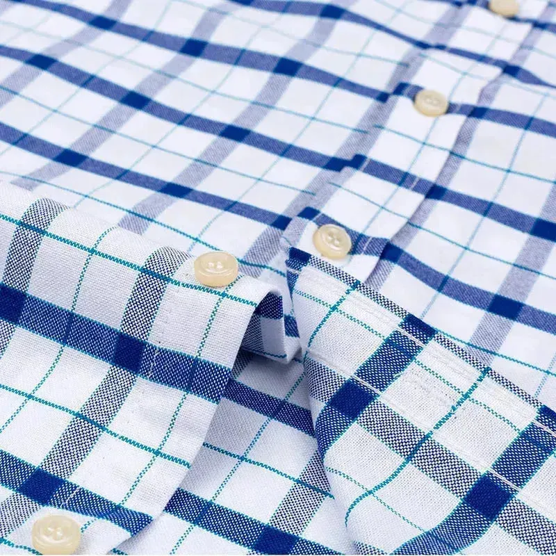 Men's Big Check Short Sleeve Shirt