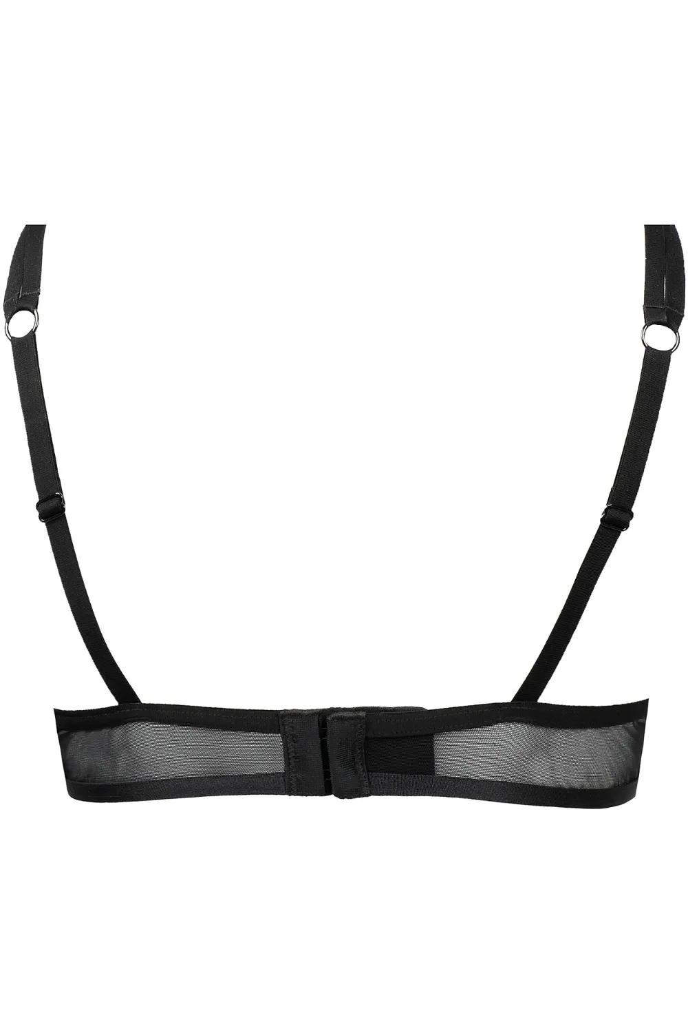 Oiseau de Paradis Wired Triangle Bra in Black