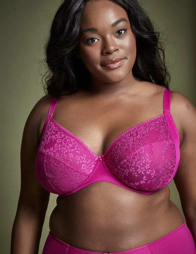 Panache Roxie 9586 Orchid J-Hook Plunge Bra by Sculptresse