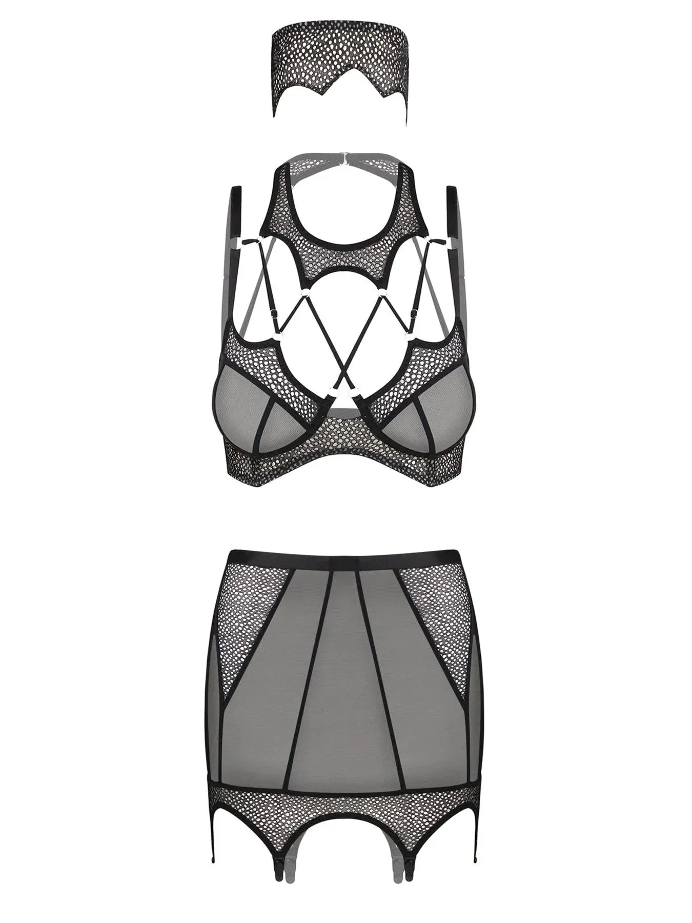 Role-playing Lingerie Set Gothic Lady