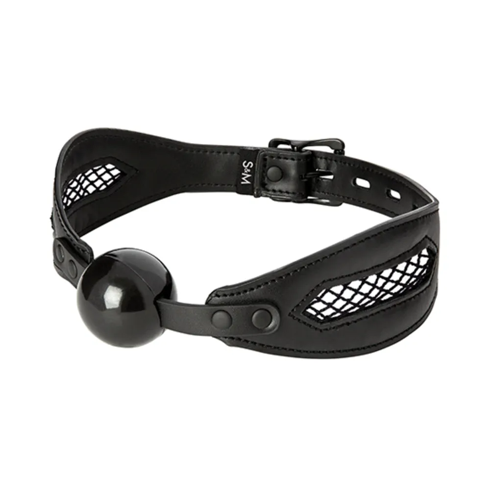 S&m Fishnet Ball Gag