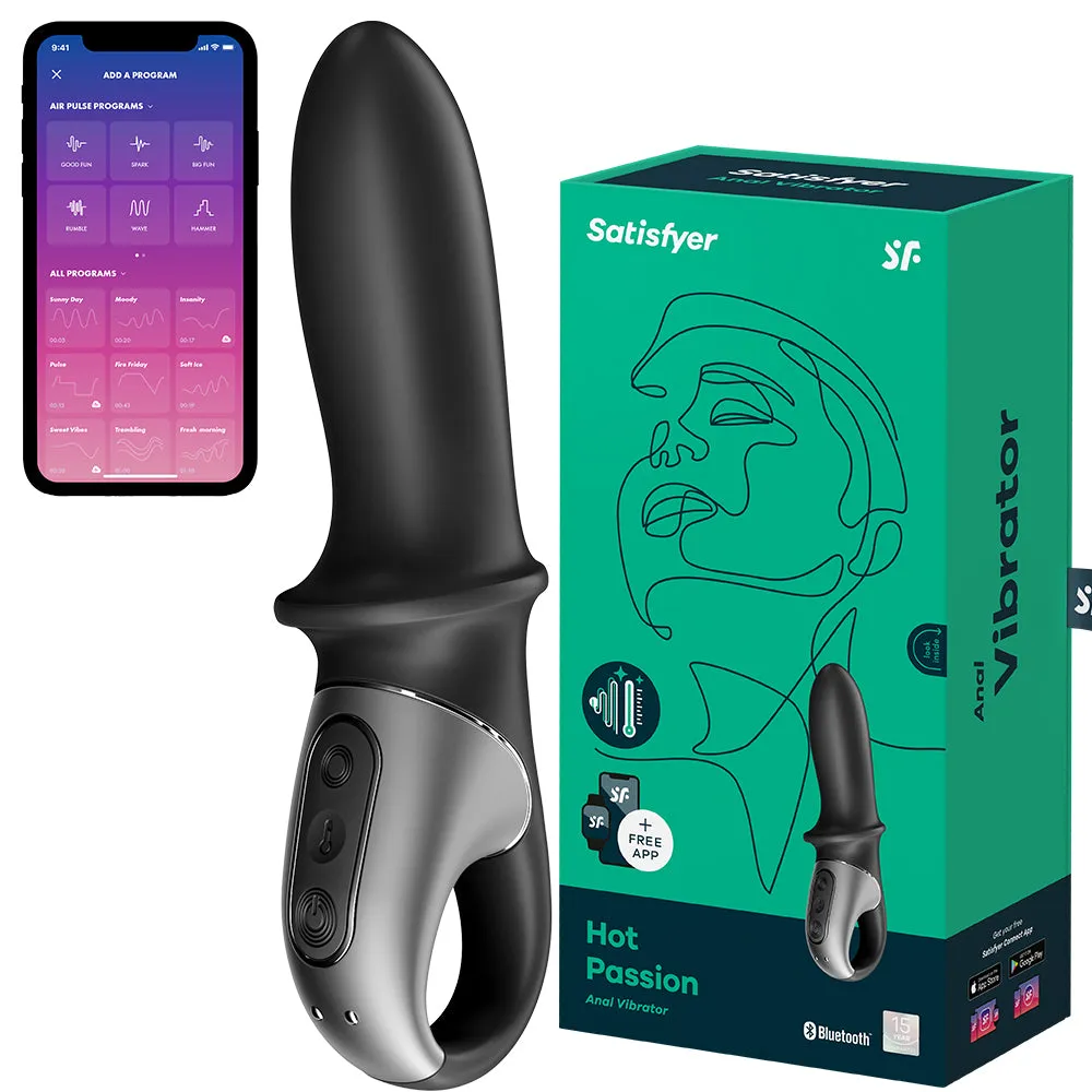 Satisfyer Hot Passion APP Connect G Spot Vibrator Warming Anal Vaginal Sex Toy