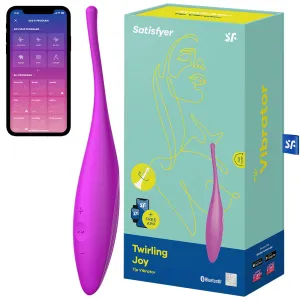 Satisfyer Twirling Joy Clitoral Stimulator App Control Tip Vibrator USB Sex Toy