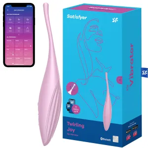 Satisfyer Twirling Joy Clitoral Stimulator App Control Tip Vibrator USB Sex Toy