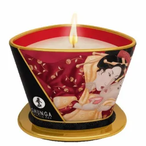 Shunga Massage Candle Romance - 5.7 oz Strawberry Wine
