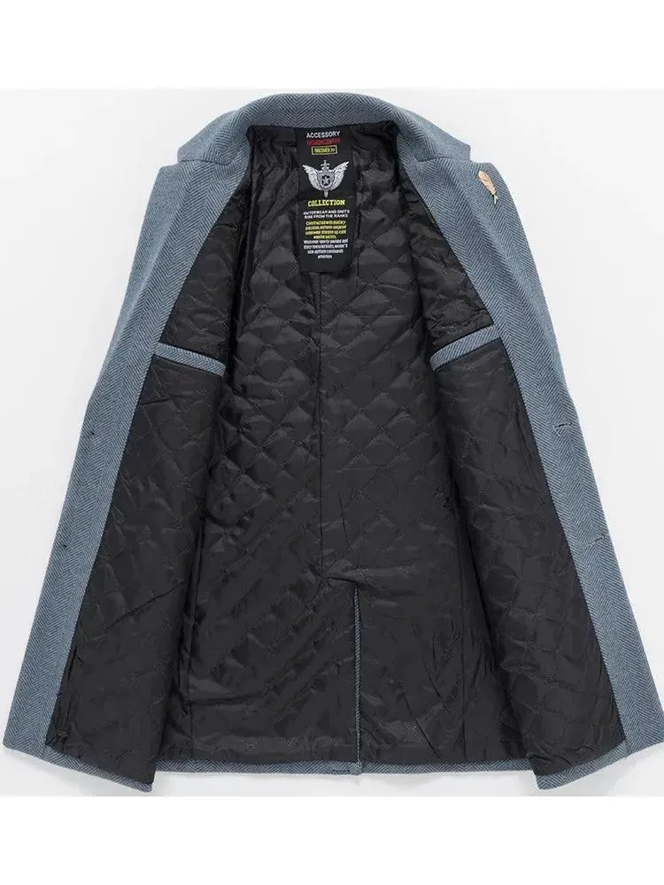 Single-breasted Men's Coat