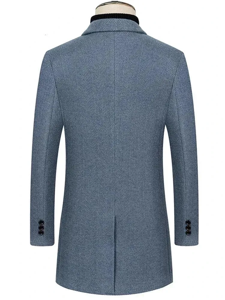 Single-breasted Men's Coat