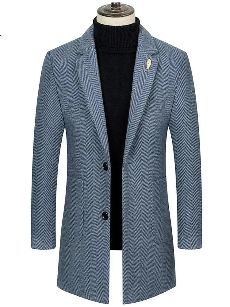 Single-breasted Men's Coat