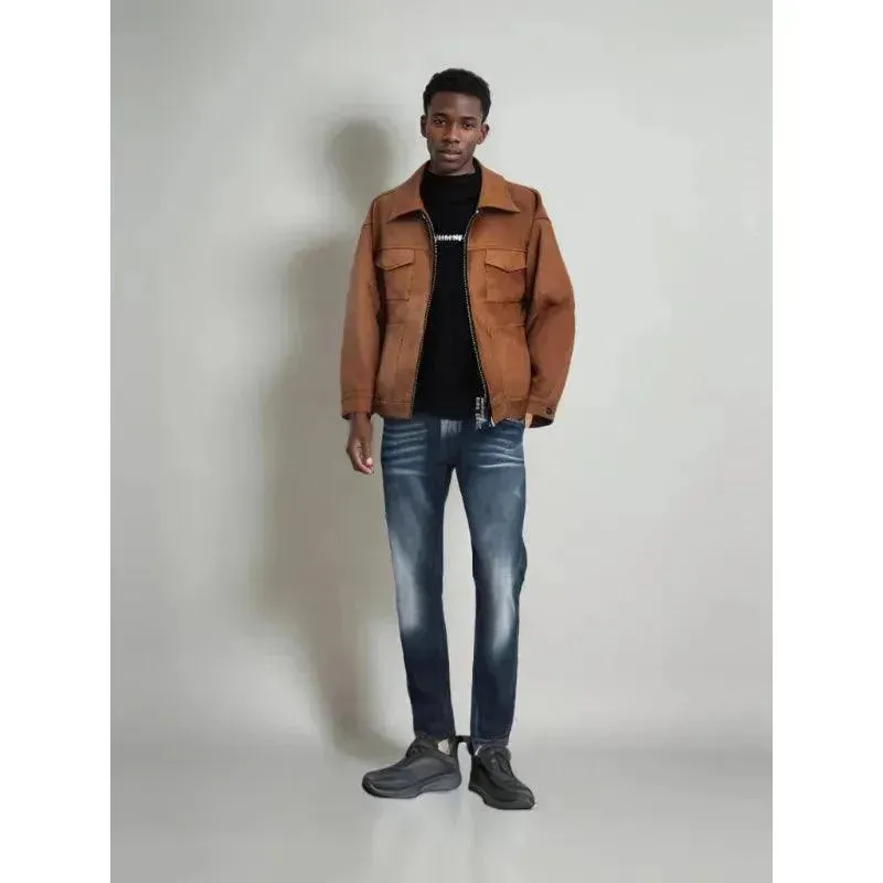 Suede Trucker Jacket for Men