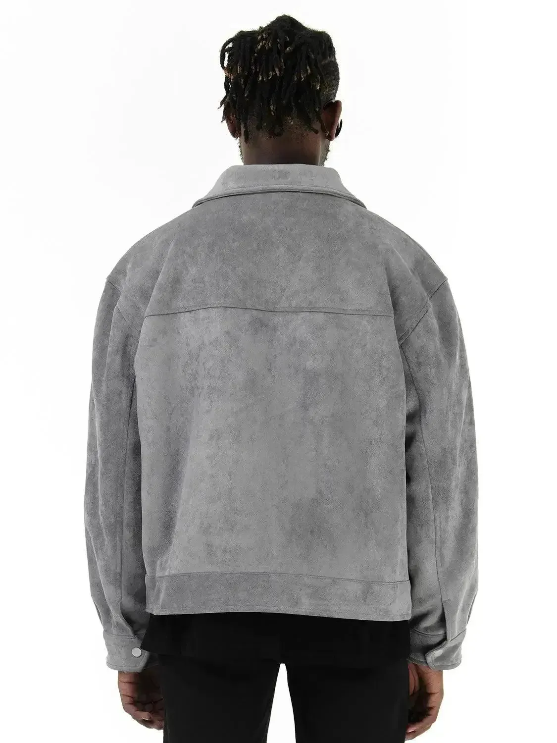 Suede Trucker Jacket for Men