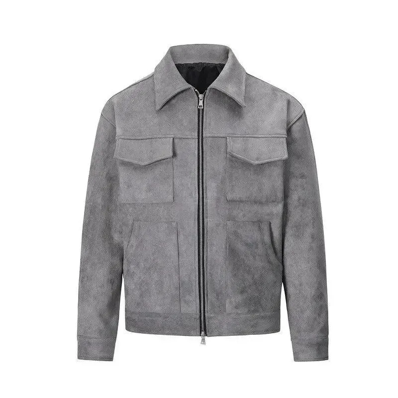 Suede Trucker Jacket for Men