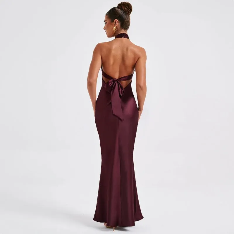 Summer Fashion Elegant Backless Sleeveless Dress