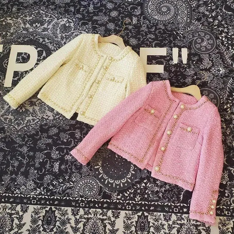 Women Tweed Slim Fit Jacket